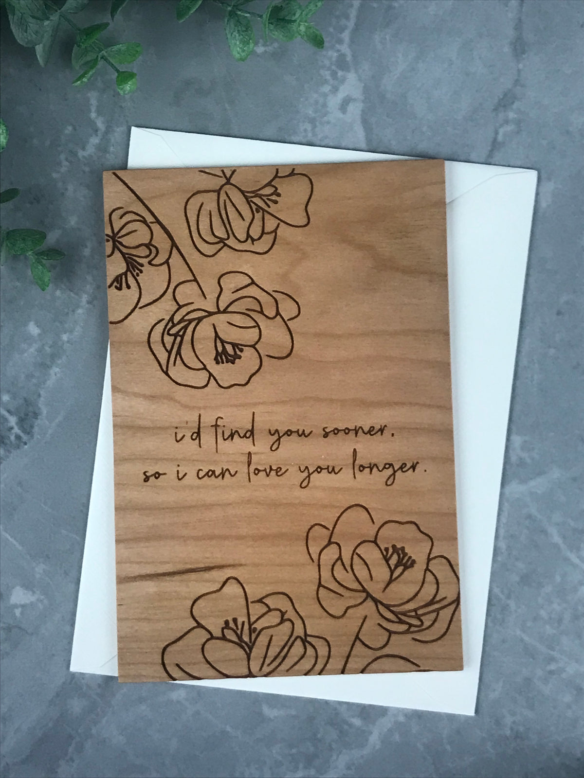 I'd Find You Sooner Card