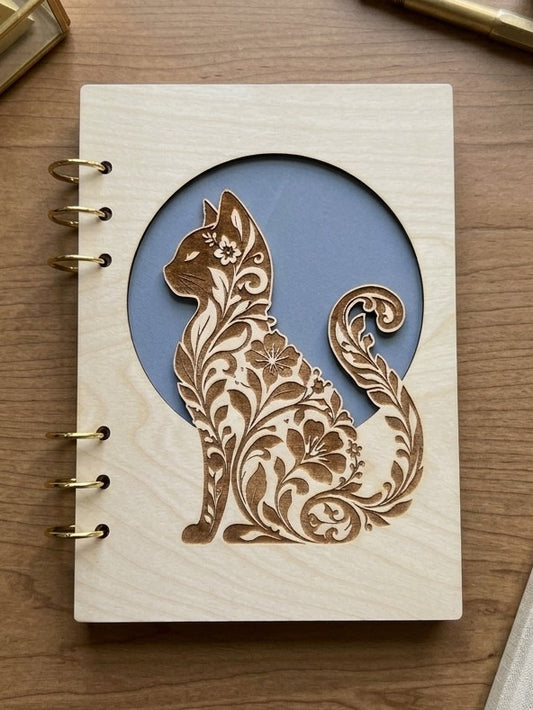 Wildflower Cat | Refillable Journal