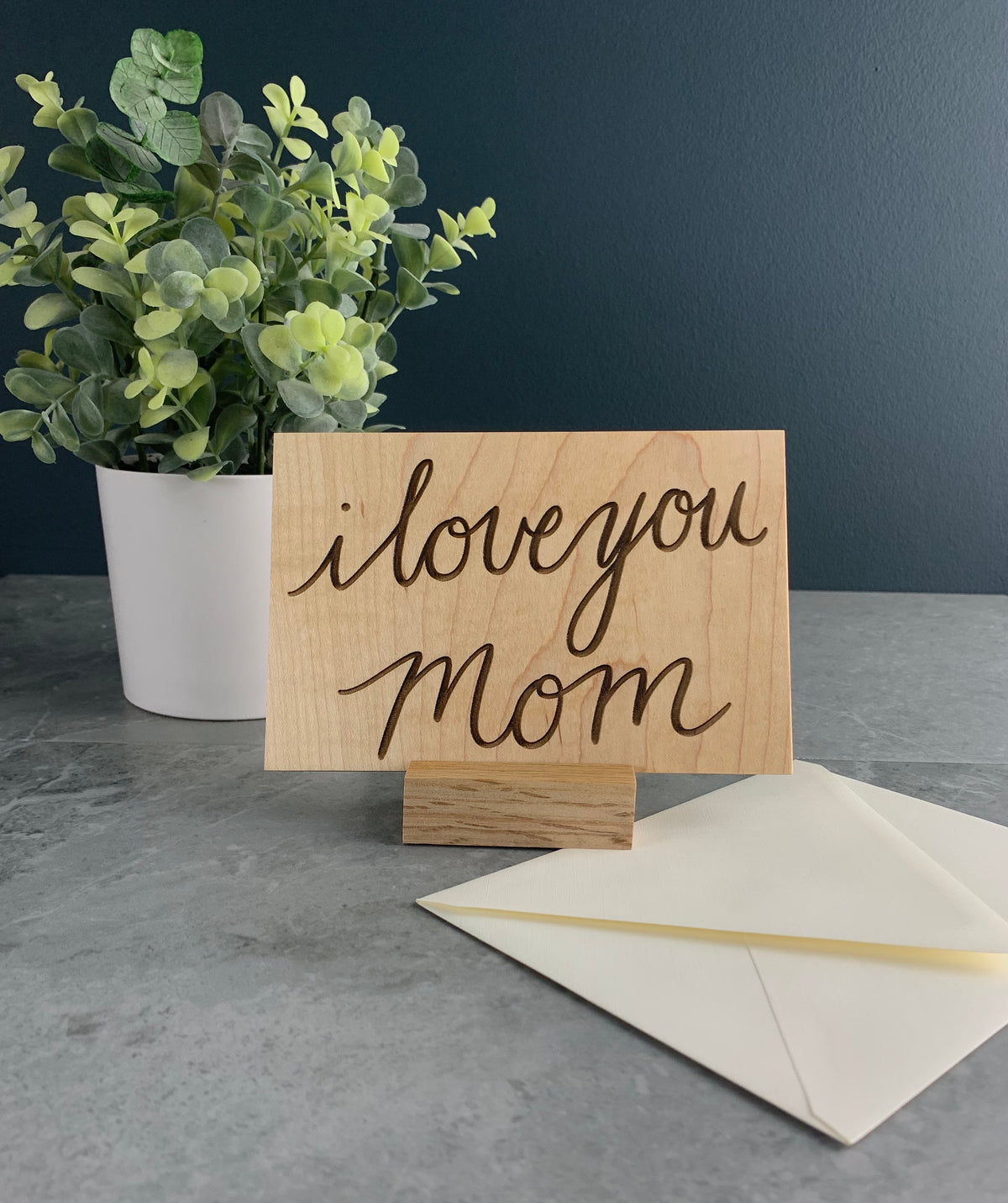 I Love You Mom Card