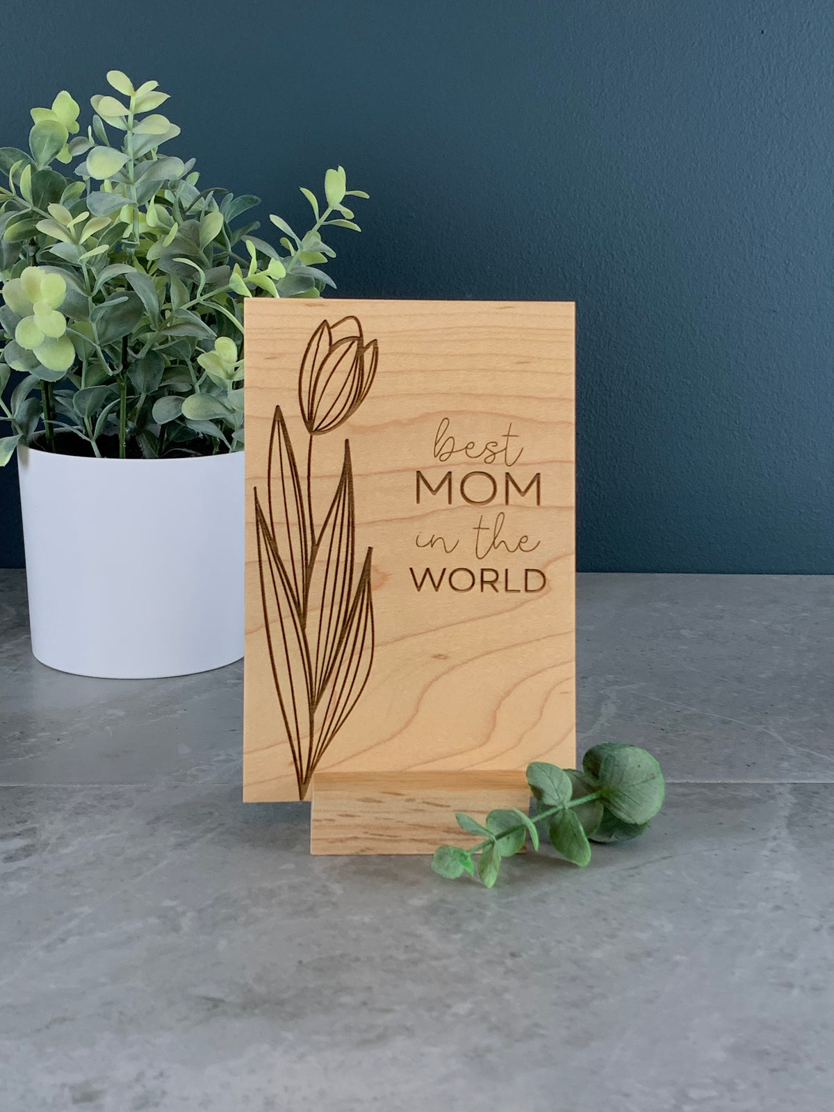 Best Mom In The World Card