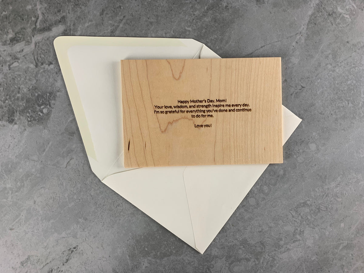 I Love You Mom Card
