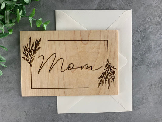 Mom Floral Card