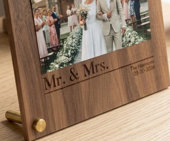 Mr. & Mrs. Personalized Frame