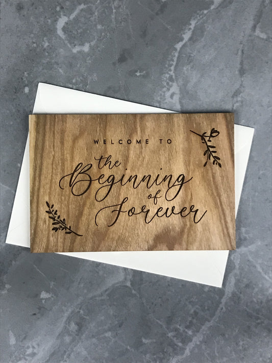 The Beginning of Forever Card