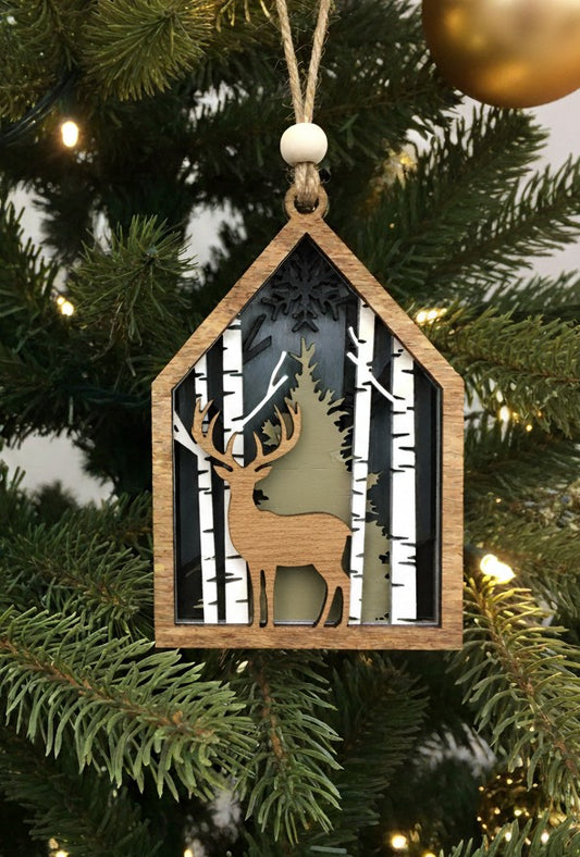 Woodland Deer Ornament